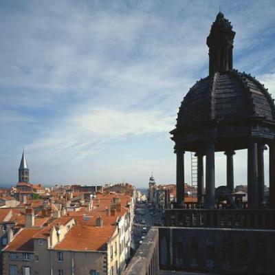  Vue depuis la tour sud de l'église Notre-Dame du Marthuret